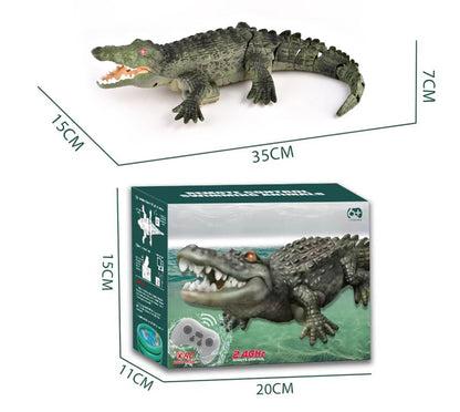 Rc Animals Crocodile Model Simulation Waterproof for Outdoor Lake Electric Remote Control Alligator Shark Children's Water Toys