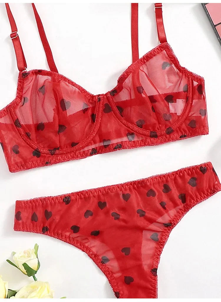 Female Lingerie Sexy Lingerie for Women Body Shorts Push-up Bra Fancy Woman Underwear Transparent Intimate Lingerie Set