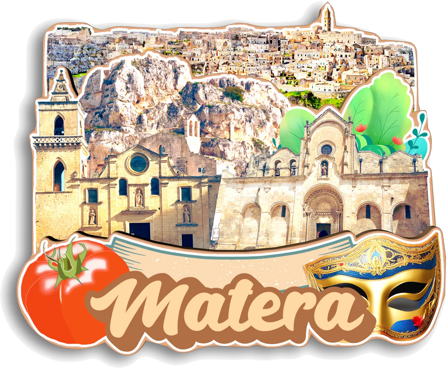 Bergamo Lucca Parma Modena Messina Livorno Matera Pescara Ferrara Italy Fridge Magnet Travel Souvenir Gift