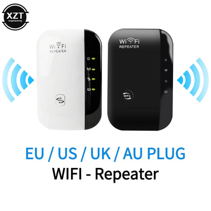 Wireless WiFi Repeater 300Mbps WiFi Extender Amplifier Booster Router 802.11N WPS Long Range Signal Amplification Extension