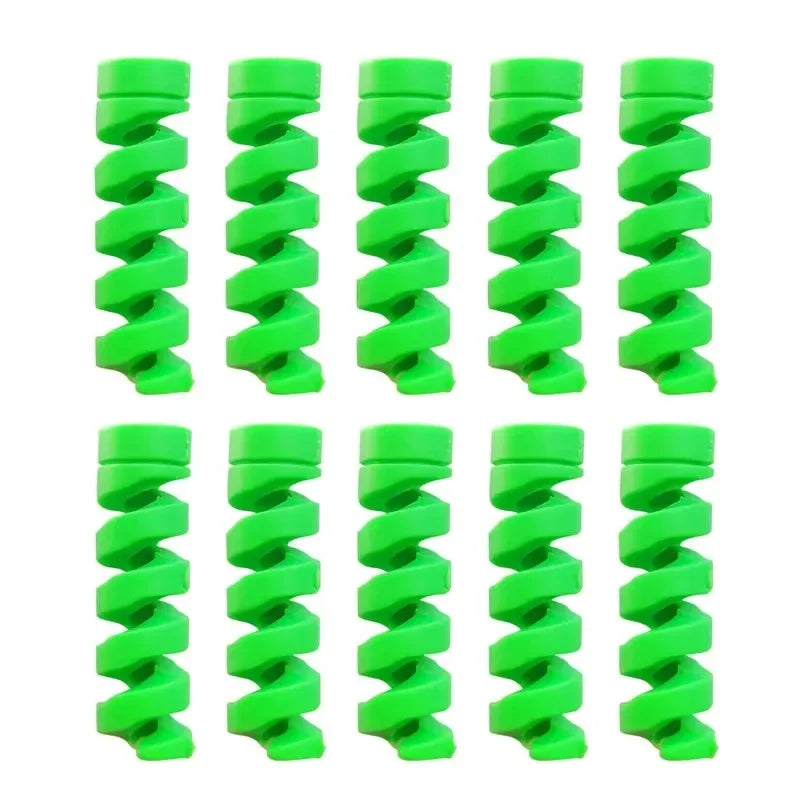 Cable Winder Organizer Data Line Protector Spiral Winder Wire Management Cord Organizers for Earphone Phone Charge Lines Winder