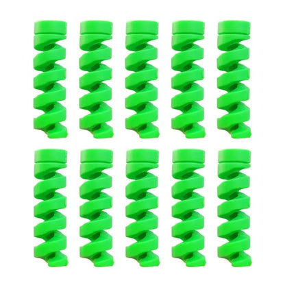 Cable Winder Organizer Data Line Protector Spiral Winder Wire Management Cord Organizers for Earphone Phone Charge Lines Winder