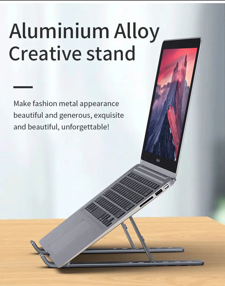 Adjustable Laptop Stand Portable Foldables Laptop Stand Ventilation And Cooling Computer Laptop Stand Tablet  Mobile Phone Stand