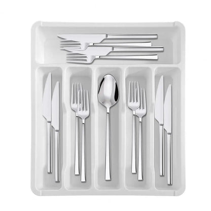 35*31cm Drawer Organizer Tray For Kitchen Drawer Expandable Cutlery Holder Adjustable Utensil Divider Spatula Gadgets Storage