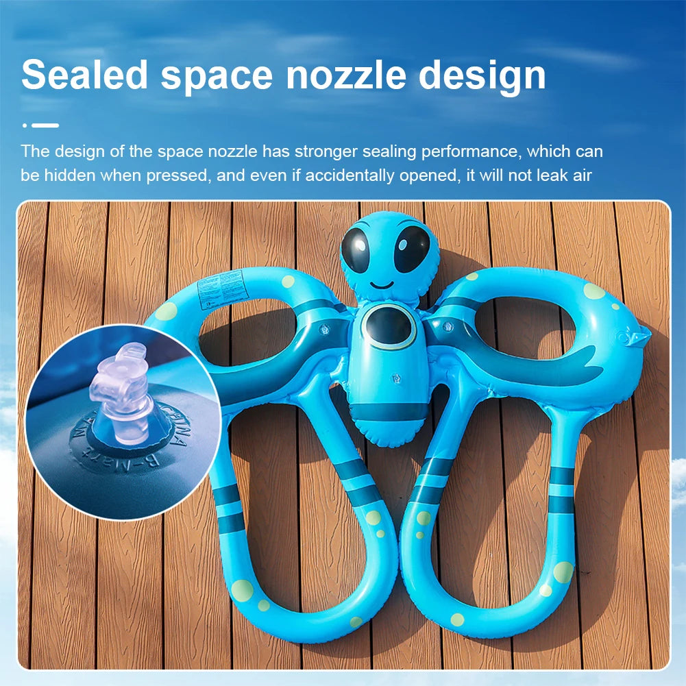 PVC Drifting Safety Vest Lightweight Inflatable Buoyancy Vest Portable Adjustable Webbing Safety Buckle Swim Pool Accessories