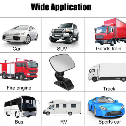 Car Interior Baby Safety Mirror With Clip Rear View Mirrors Makeup Mirror Seat Back Clamp Auto Ornament Automotive Accessories