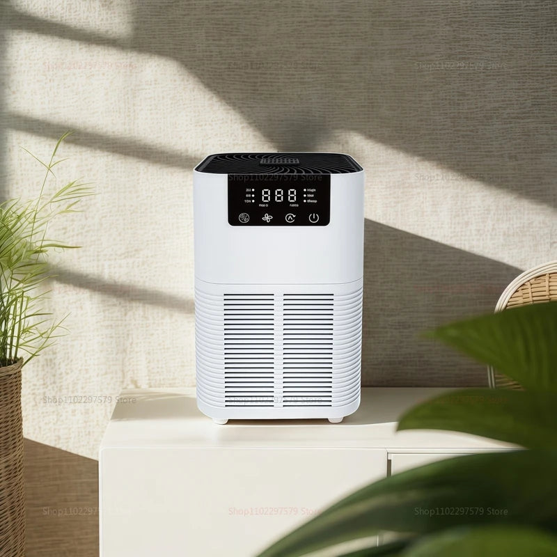 Smart Air Purifier Portable Mini Silent Purifier New Fan Fragrance Machine Family Office Kitchen Deodorant Formaldehyde removal.