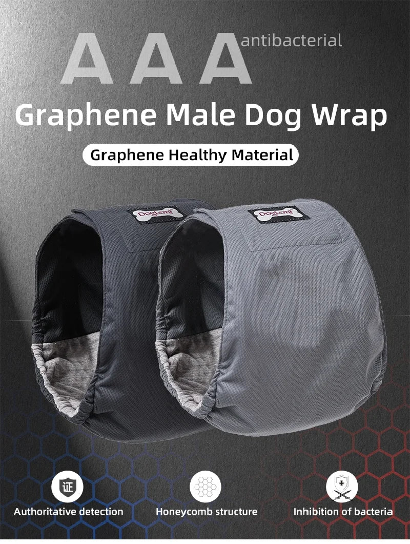 Washable Male Dog Diaper Reusable Pet Physiological Sanitary Pants Nappy Belly Band Wrap Hight Absorbent Leak Proof Diapers