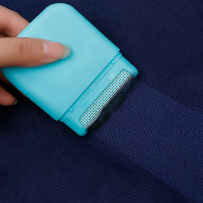 Two Head Manual Lint Remover Mini Pet Hair Ball Trimmer Sweater Clothes Fuzz Pellet Shaver Overcoat Dust Roller Cleaning Machine