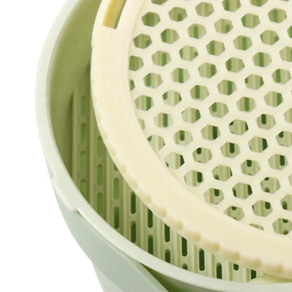 Hydroponic Cat Grass Box Planter Reusable Easy To Grow Microgreens Growing Kit Hierarchical Design Cat Grass Growing Pot