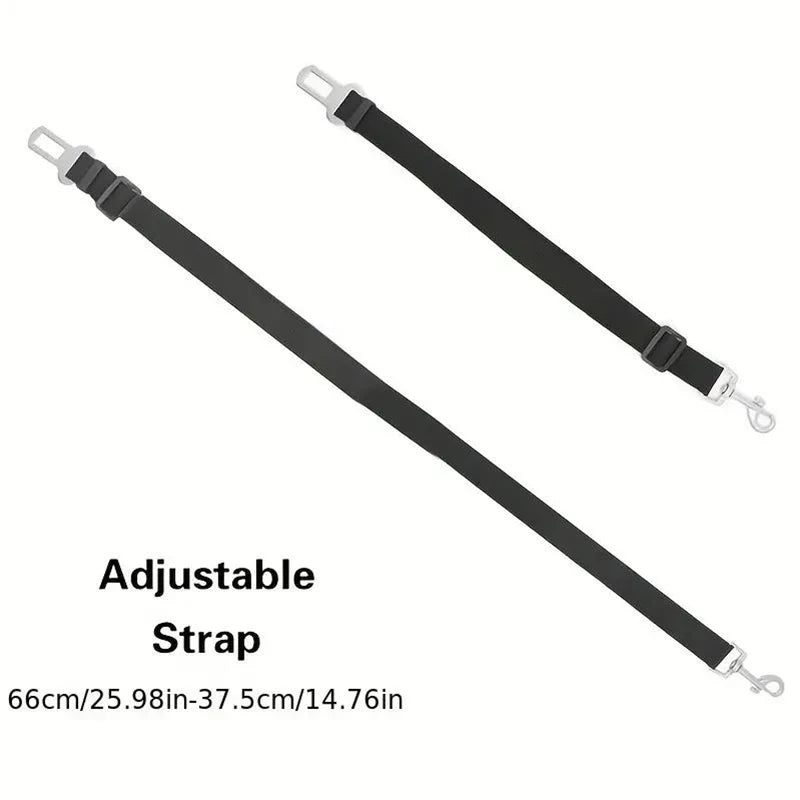 Top-grade Pet Car Safety Belt Dogs Cats Safety Belt Reflective Line Adjustable Seat Belt Length Suitable Any Dog Traction Collar