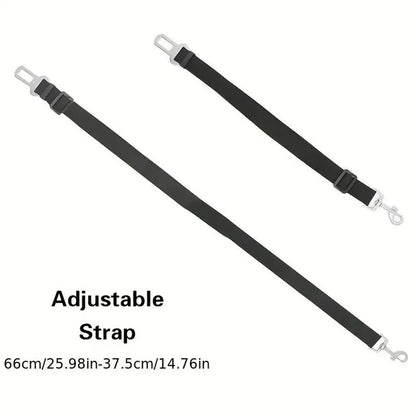 Top-grade Pet Car Safety Belt Dogs Cats Safety Belt Reflective Line Adjustable Seat Belt Length Suitable Any Dog Traction Collar