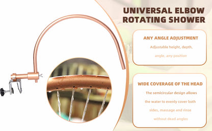 Head Spa Water Frame with Pump for Shampoo Sink, Portable Salon Shower Head Equipment, Shampoo Bowl Waterfall