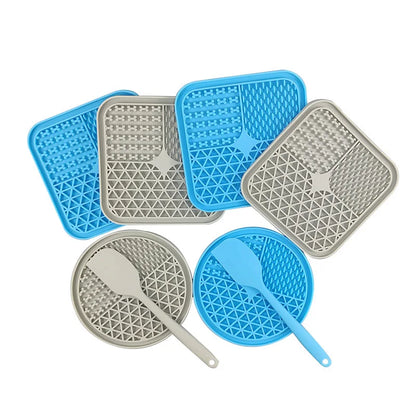 Dog Slow Feeders Mats Lick Mat Boredom Anxiety Reduction Perfect for Food Yogurt Peanut Butter Alternative to Slow Feed Dog Bowl