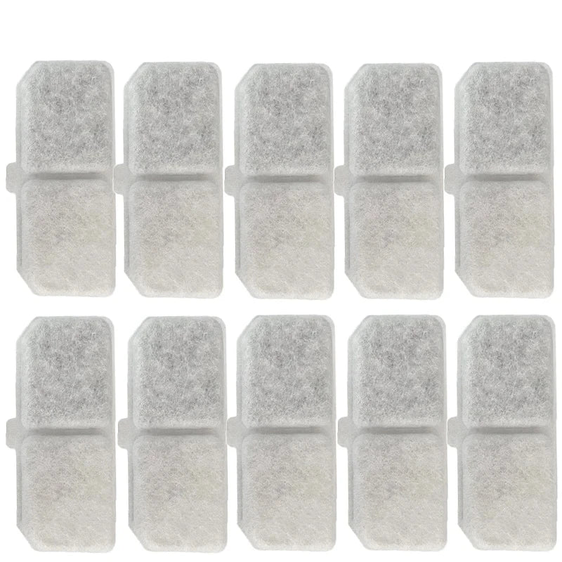 10/5PCS Cat Water Fountain Replacement Filter Elements Pet Drinking Bowl Auto Drinking Filter for Cats Dog