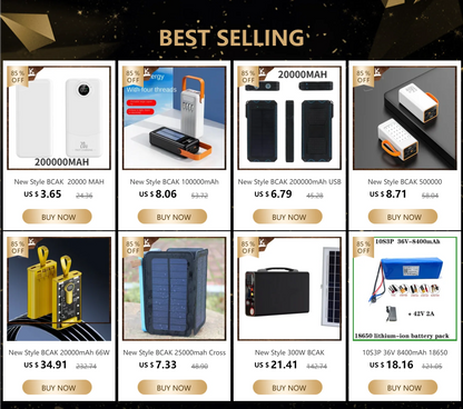 500000mah 100000mah 200000mah 300000mah Upgraded Version Super Powerbank Fast Charge Portable Power Bank Super Large Capacity