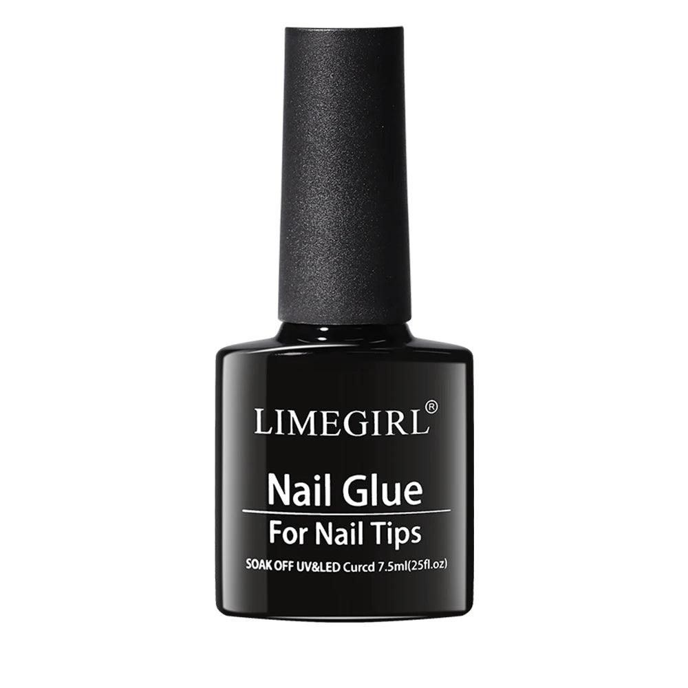 LIMEGIRL 7.5ml Nail Tips Glue Gel UV Glue for False Nails Acrylic Sticking Adhesive Manicure Multi-function Strong Nail UV Glue