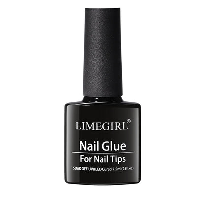 LIMEGIRL 7.5ml Nail Tips Glue Gel UV Glue for False Nails Acrylic Sticking Adhesive Manicure Multi-function Strong Nail UV Glue