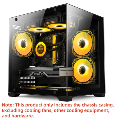 MANMU Hot Selling Gaming Computer MATX Cases pc Tempered Glass Case pc Computer Gaming Matx Computer Case
