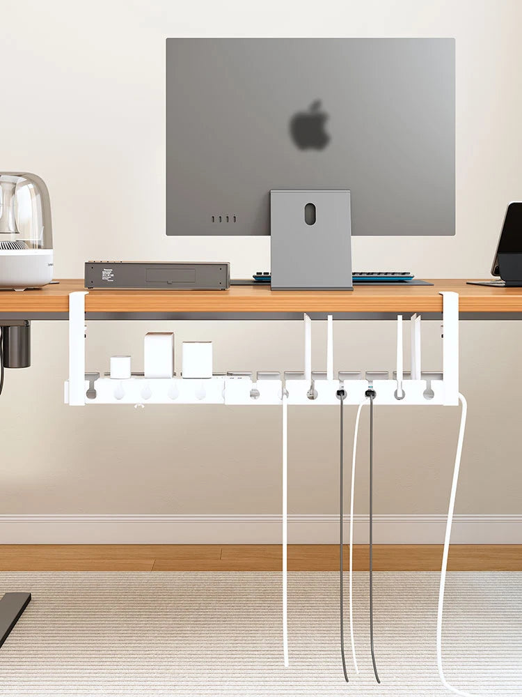 Desk Cable Management Tray,Wire Management, Cable Tray with Clamp for Wire Organizers,Computer Cord Rack for Office,Home