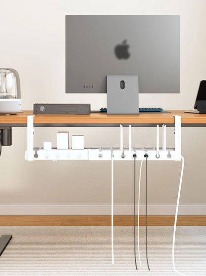 Desk Cable Management Tray,Wire Management, Cable Tray with Clamp for Wire Organizers,Computer Cord Rack for Office,Home