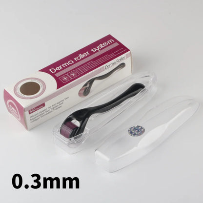 540 Derma Roller for Hair Beard Regrowth 0.2/0.25/0.3mm Titanium Needles Anti Acne Remove Wrinkles Skin Care Roller