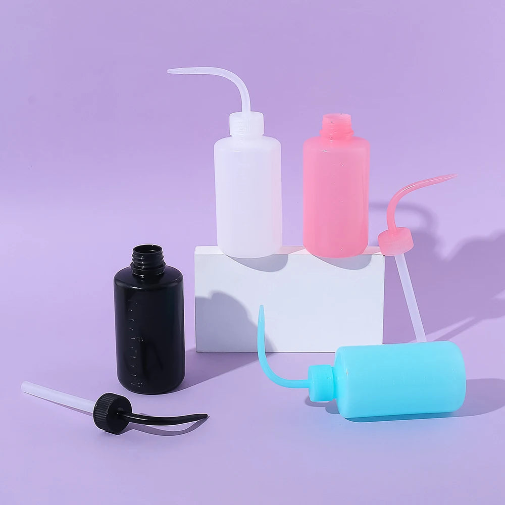 250ml Bulk Squeeze Water Squirt Bottles for Liquids with Narrow Mouth & Scale for Rinse Bottle Watering Tools, Plant Irrigation