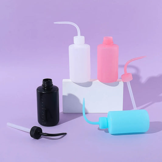 250ml Bulk Squeeze Water Squirt Bottles for Liquids with Narrow Mouth & Scale for Rinse Bottle Watering Tools, Plant Irrigation