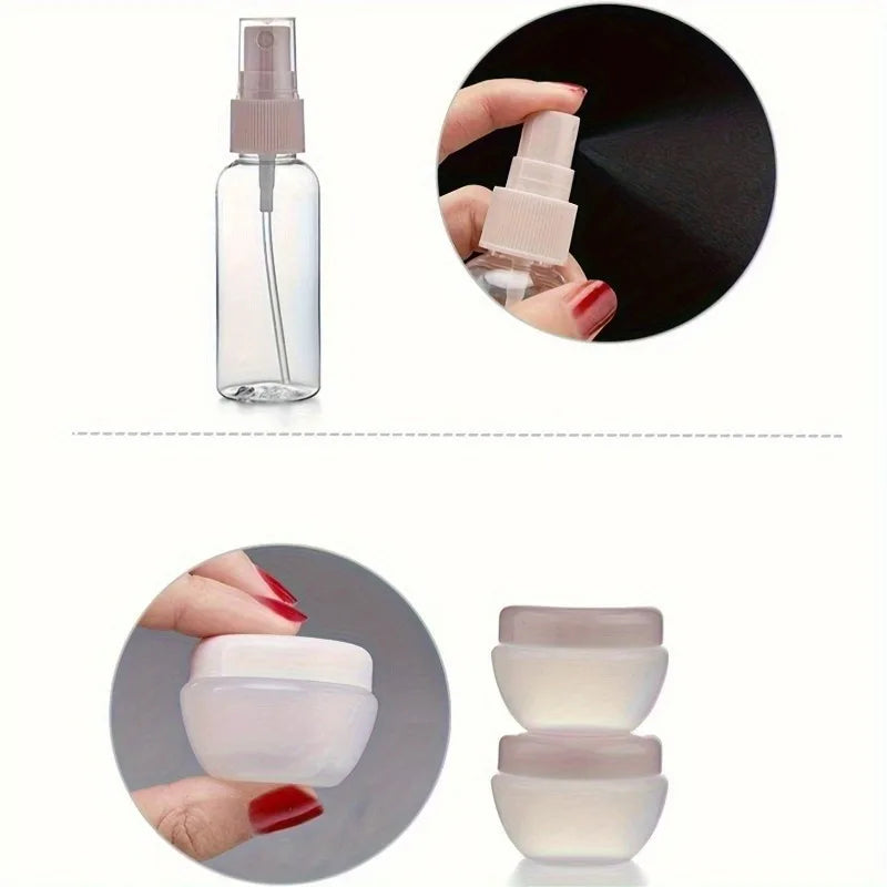 2/1set sa-Approved Travel Bottle Set - Leakproof & Bpa-Free, Ideal For Shampoo, Conditioner, Lotion & Body