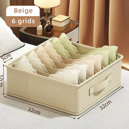 Sports Bra Underwear Organizer Storage Box Panties Socks Storage Boxes Wardrobe Clothes Organizer Cabinet Drawers Separator Box