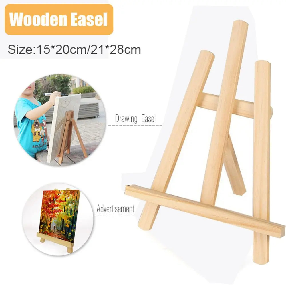 Student School Art Supplies Drawing Shelf Table Party Decoration Card Stand Easel Painting Rack Display Holder