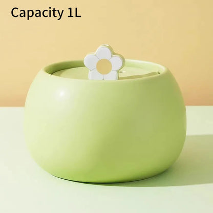 Automatic Pet Water Dispenser Electric Live Water Circulating Filter Ceramic Water Fountain For Cats Water Dispenser Accessories