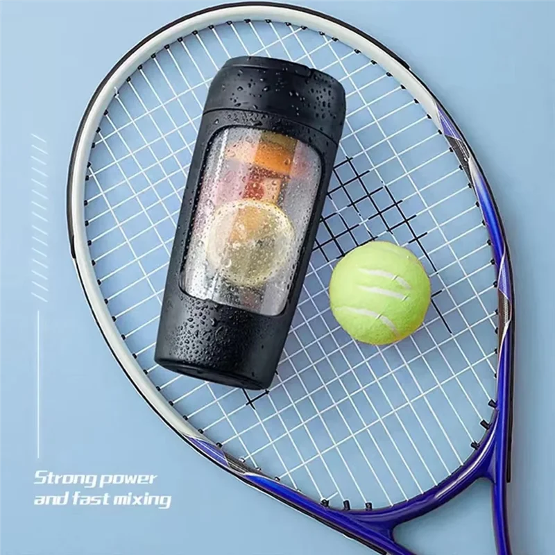 AA81-Electric Protein Shaker Bottle Portable 1200Mah Rechargeable Blender Cup Automatic Self Stirring Mug Mixing Cups