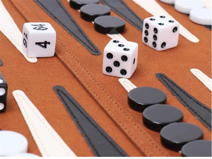 Backgammon Board Game Portable Backgammon Sets For Adults Travel Games Adult Roll Design Children's Puzzle Game Board Strategy
