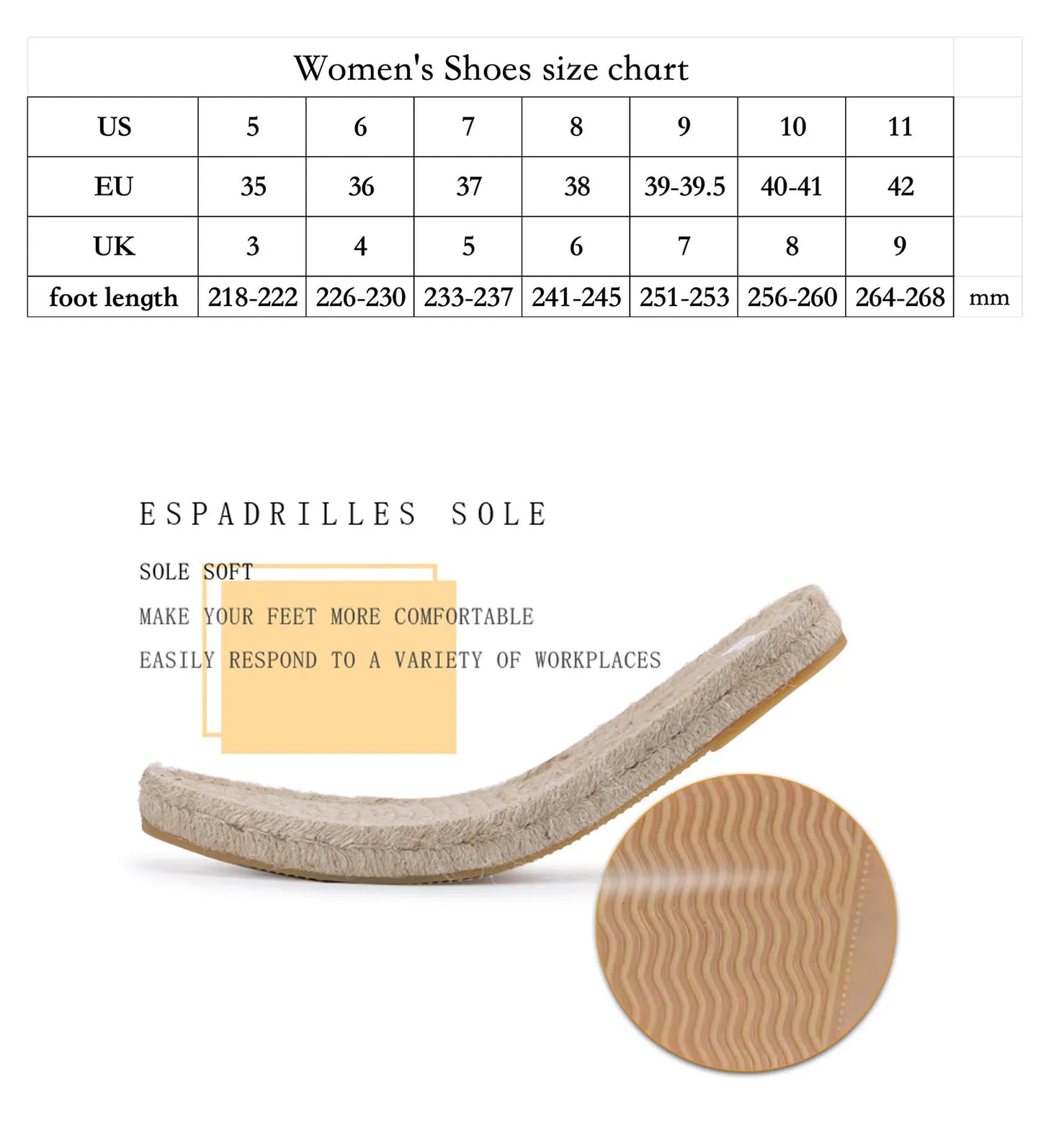 Espadrilles Slip-On Flats Women's Ballet Flat  Shoes Comfortable womens shoes  ladies