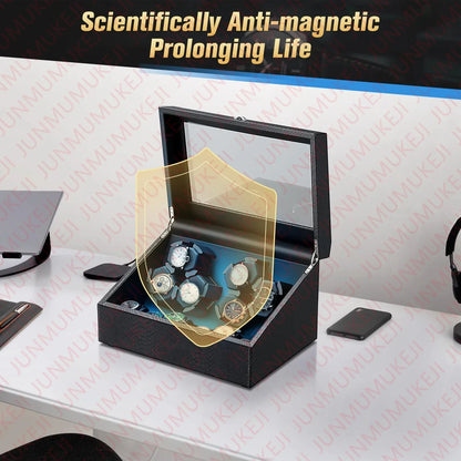 Watch Winders Box for Automatic Watches Box 6 watches Rotate Stand