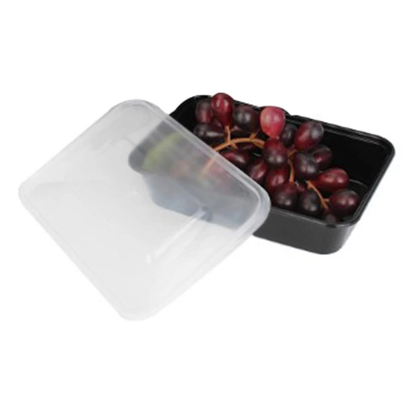 10 Pcs Microwavable Food Meal Storage Containers Reusable Lunch Boxes Bento Box