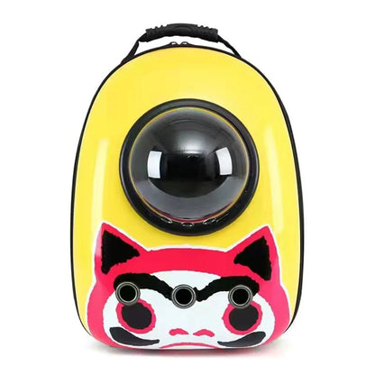 PET carrying bag Spacecraft pet backpack Large capacity cat bag Outgoing bag, portable pet backpack  Breathable pet backpack