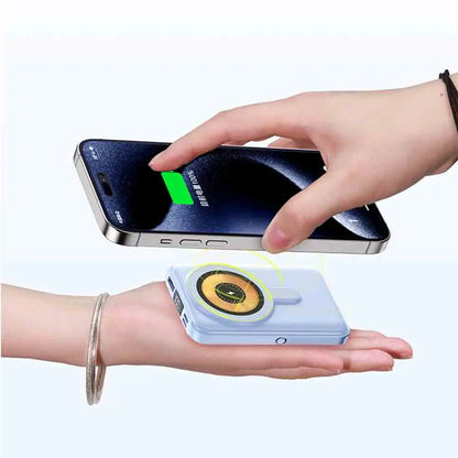 10000mAh Wireless Power Bank Magnetic 15W Wireless Charger with Stand External Battery PD20W Fast Charging For iPhone PowerBank