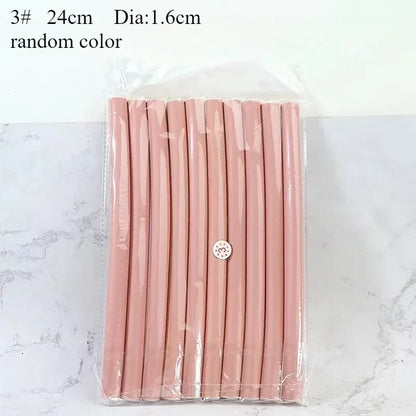 20pcs Flexible Hair Curling Rod Hair Curler Makers Soft Foam Bendy Twist Curls Flexi Rollers Styling Tools Hair Roller