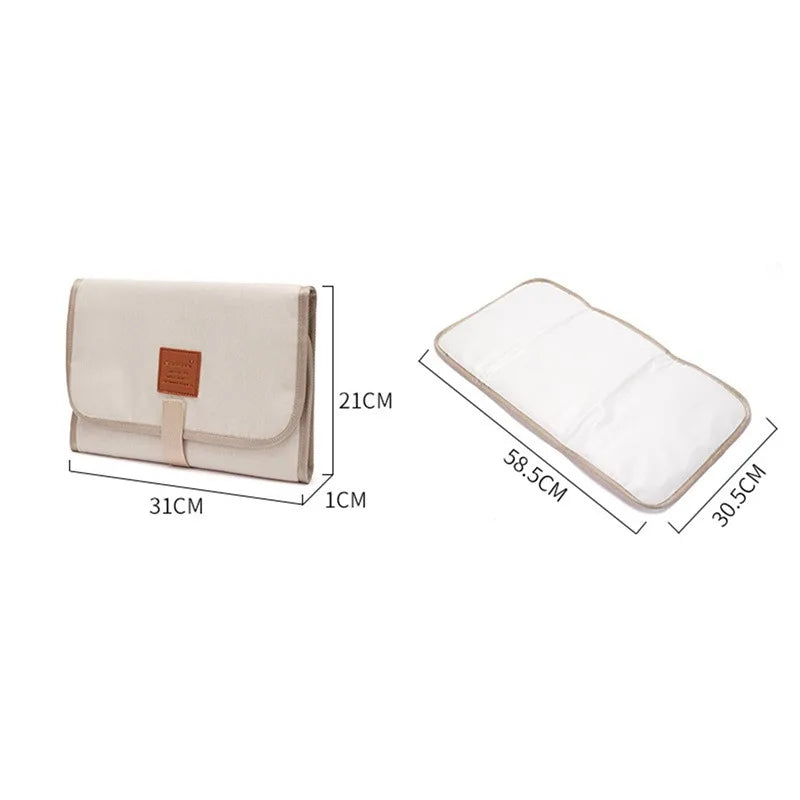 Foldable Baby Diaper Changing Pad Waterproof Newborn Diaper Pad Portable Toddler Changing Table Durable Oxford Baby Diaper Sheet