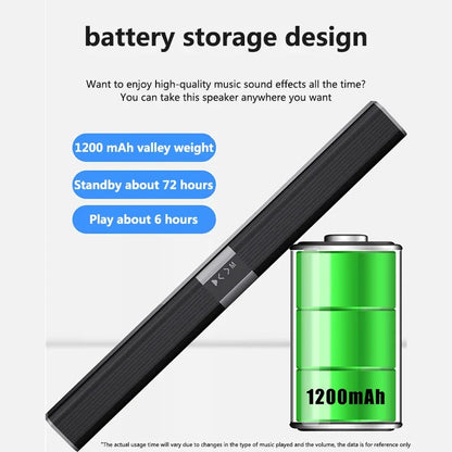 6D surround sound home theater speaker system mobile phone bass wireless Bluetooth speaker long TV soundbar speaker TF/AUX/USB