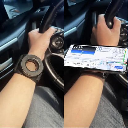 Wrist Strap Magnetic Phone Holder Universal Suitable For Navigation And Sports Easy To Disassemble With Anti Loss Rope