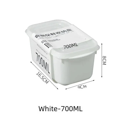 Modern Simple Style Portable Fridge Classification Preservation Box Meat Box Cold Storage Bento Onion Garlic Sub-box