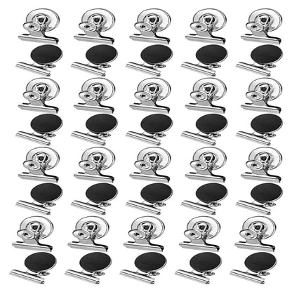 Fridge Refrigerator Magnets, Strong Magnetic Clips for Whiteboard, Office, Locker, Photo Displays, Heavy Duty Magnetic Clips