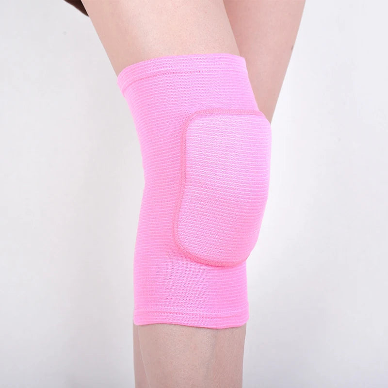 Sports Compression Knee Pads Elastic Knee Protector Thickened Sponge Knee Brace Support For Dancing Workout Training Yoga