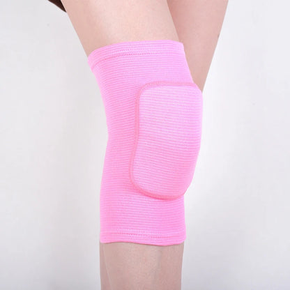 Sports Compression Knee Pads Elastic Knee Protector Thickened Sponge Knee Brace Support For Dancing Workout Training Yoga