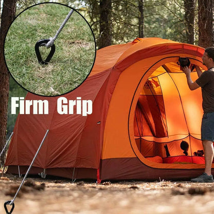 1pc Outdoor Tent Camping Site Anchor Nail Plug Hand-held Electric Drill Spiral Anchor Anchor Holder Anchor Pile Rotary Drill