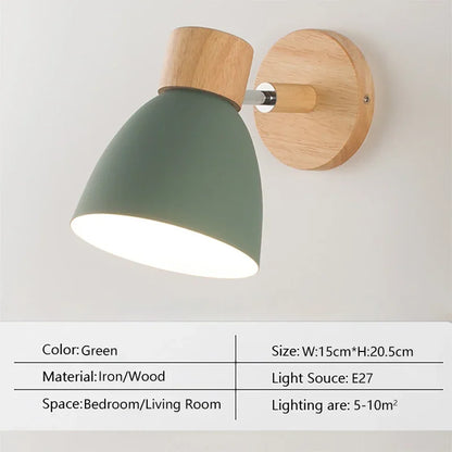 LED Wall Lamp Macron Home Decorative Light For Bedroom Bedsides Living Room Study Aisle Indoors Nordic Simple Decor Wall Sconce