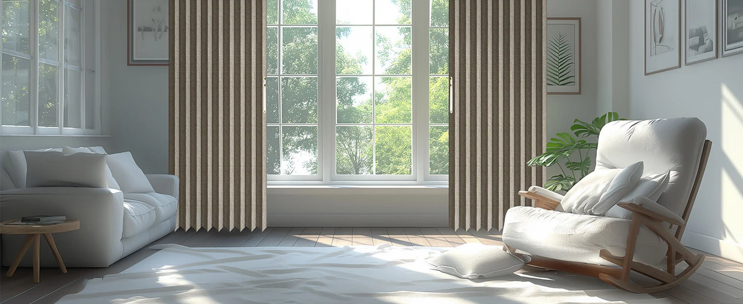 Magnetic Door Curtain Pleated Door Curtain Folding Door Curtains Accordion Door Closet Door Curtain Invisible Applicable